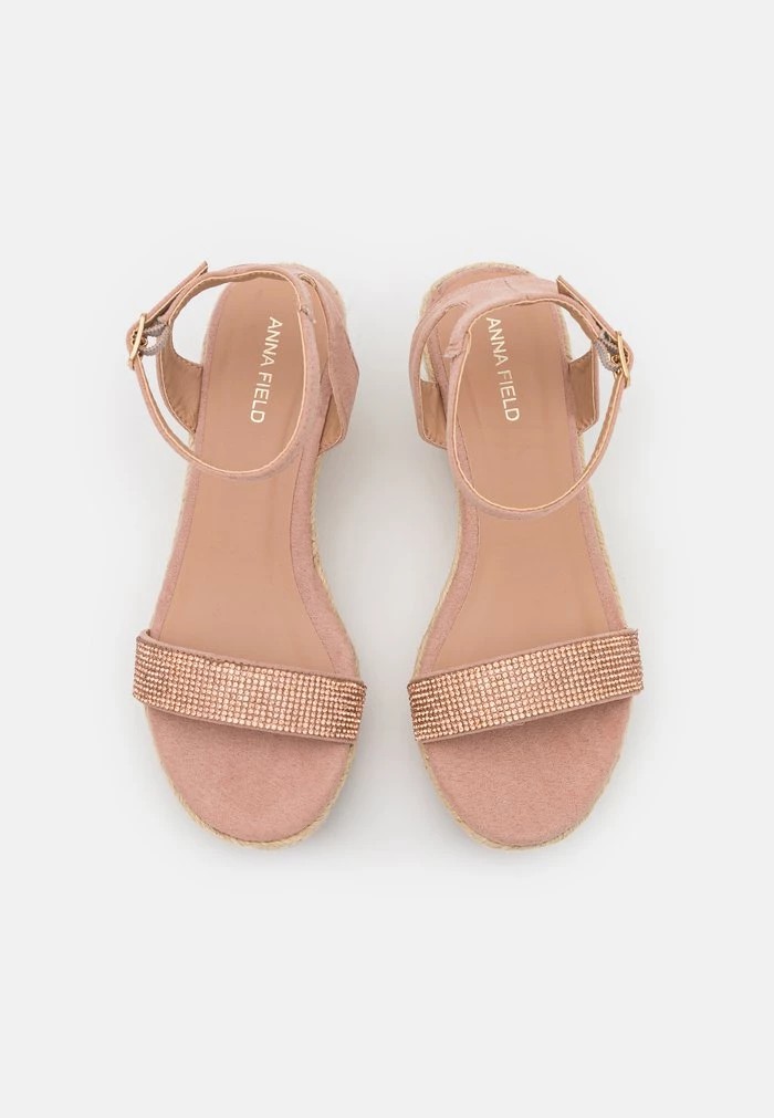 Sandale ANNA FIELD Anna Field Espadrilles Rose Femme | LDO-0272973